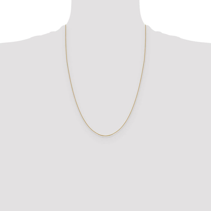 Gold 0.85mm Cable Chain, 24" - Chain - Design Jewellers Edmonton