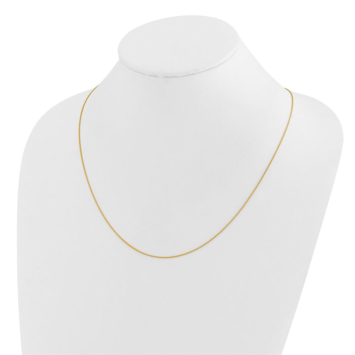 Gold 0.85mm Spiga (Wheat) Chain, 30" - Chain - Design Jewellers Edmonton