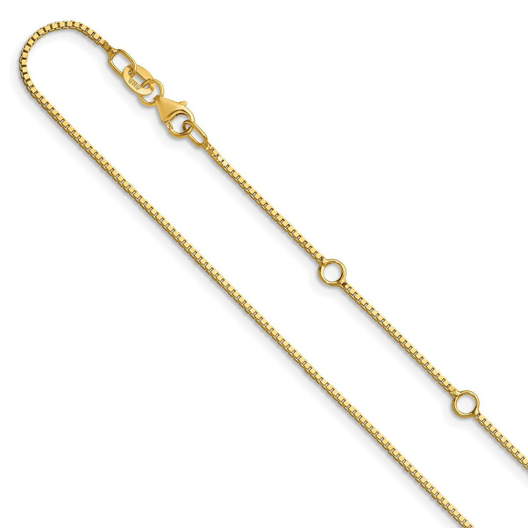 Gold 0.89mm Box Chain, 16"