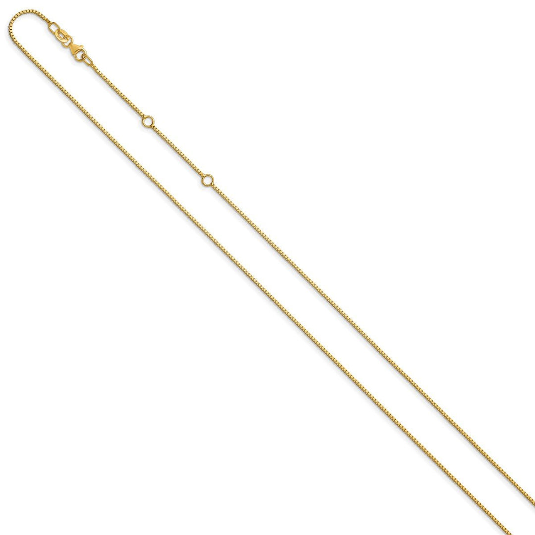 Gold 0.89mm Box Chain, 16