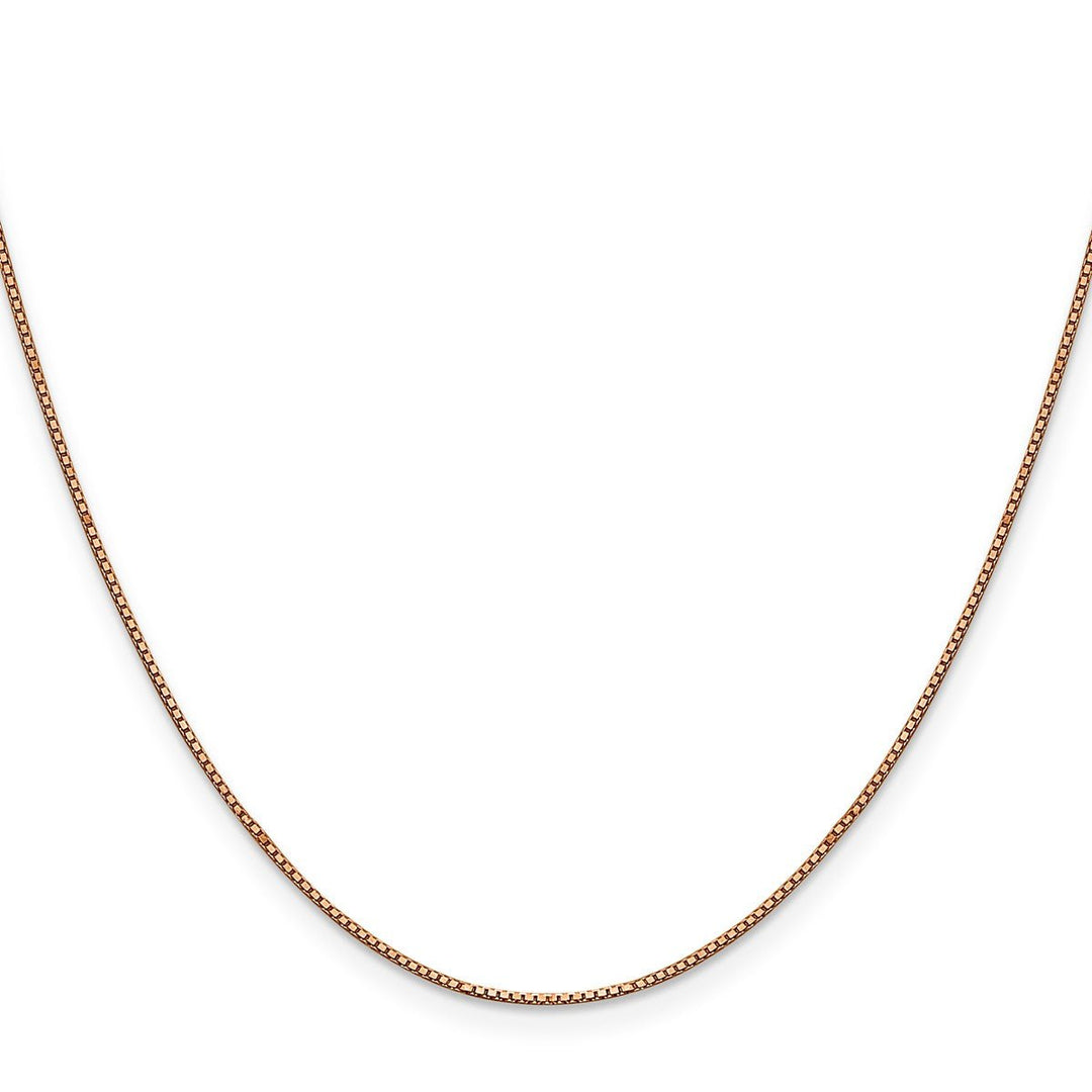 Gold 0.8mm Box Chain, 16