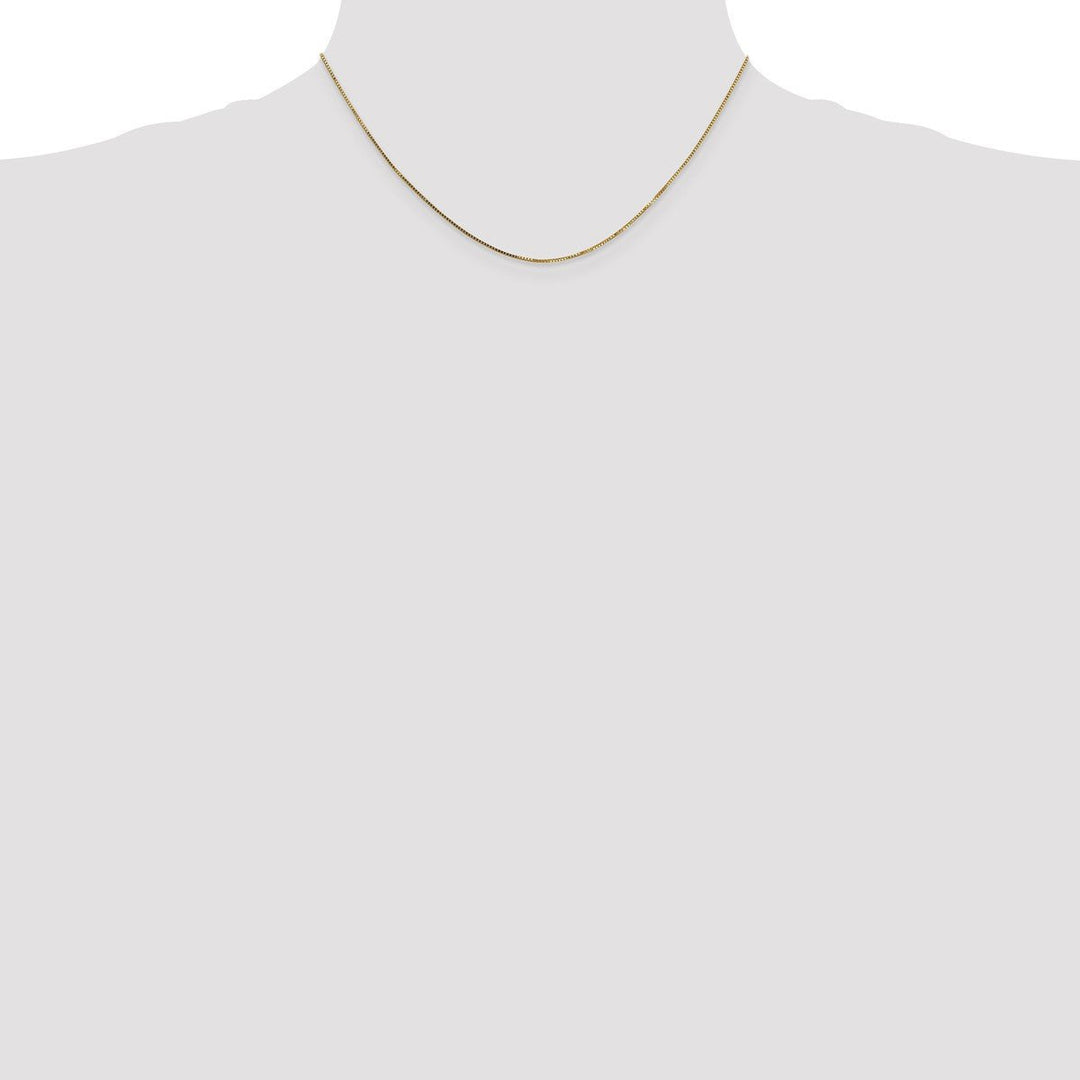 Gold 0.8mm Box Chain, 16