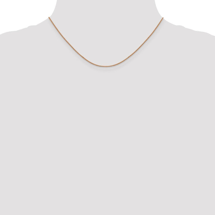 Gold 0.8mm Box Chain, 16" - Chain - Design Jewellers Edmonton