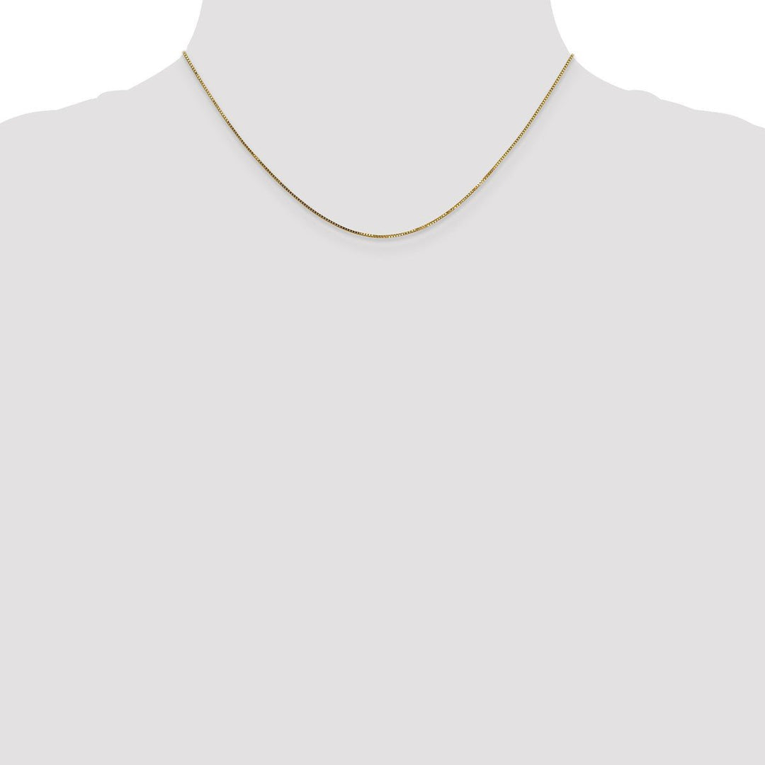 Gold 0.8mm Box Chain, 16