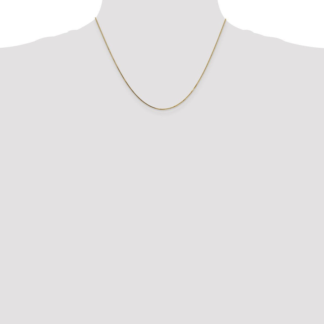 Gold 0.8mm Box Chain, 18
