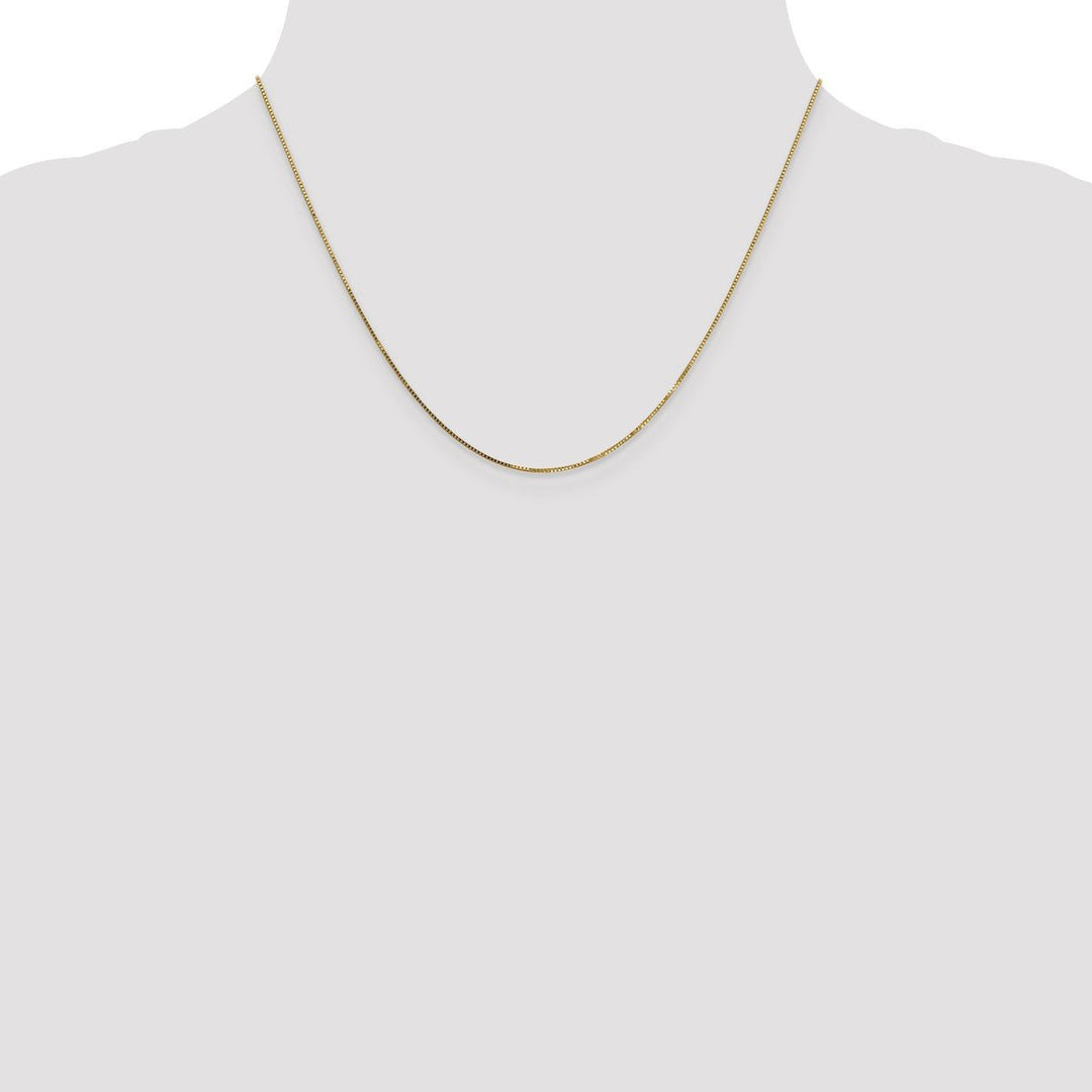 Gold 0.8mm Box Chain, 18