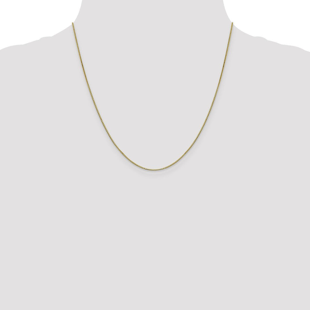 Gold 0.8mm Box Chain, 20