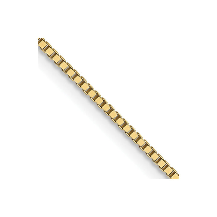 Gold 0.8mm Box Chain, 22" - Chain - Design Jewellers Edmonton