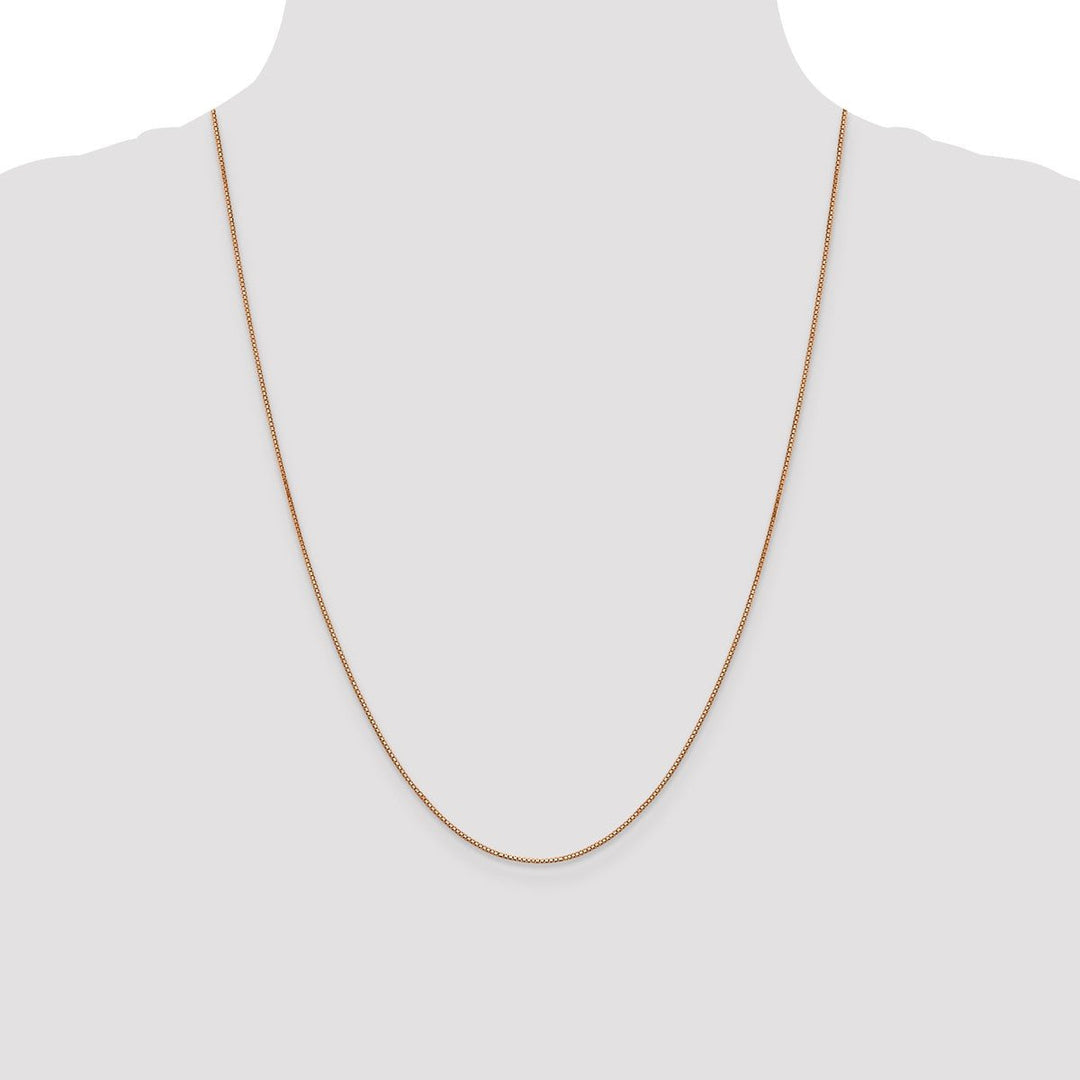 Gold 0.8mm Box Chain, 24