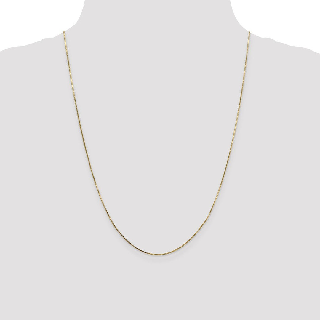 Gold 0.8mm Box Chain, 24