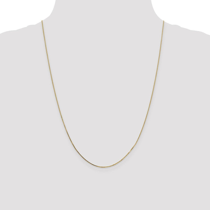 Gold 0.8mm Box Chain, 24" - Chain - Design Jewellers Edmonton