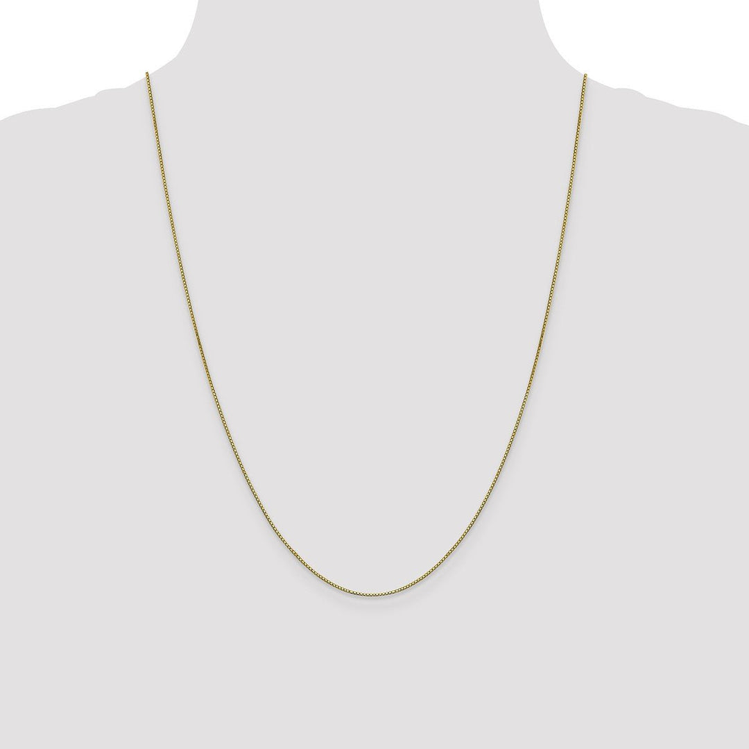 Gold 0.8mm Box Chain, 24