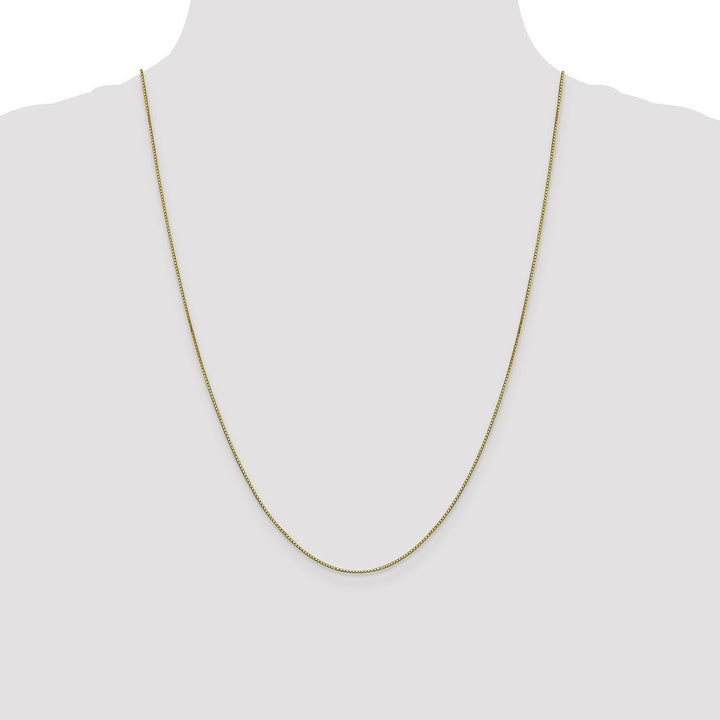 Gold 0.8mm Box Chain, 24" - Chain - Design Jewellers Edmonton