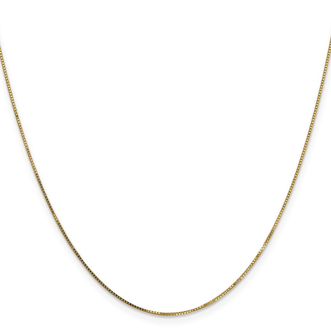 Gold 0.8mm Box Chain, 30