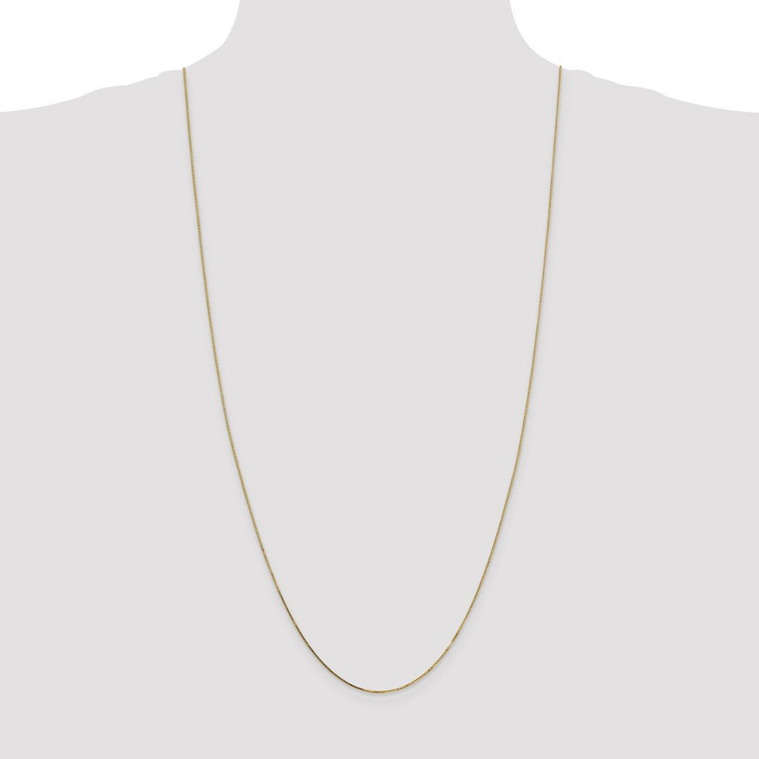 Gold 0.8mm Box Chain, 30