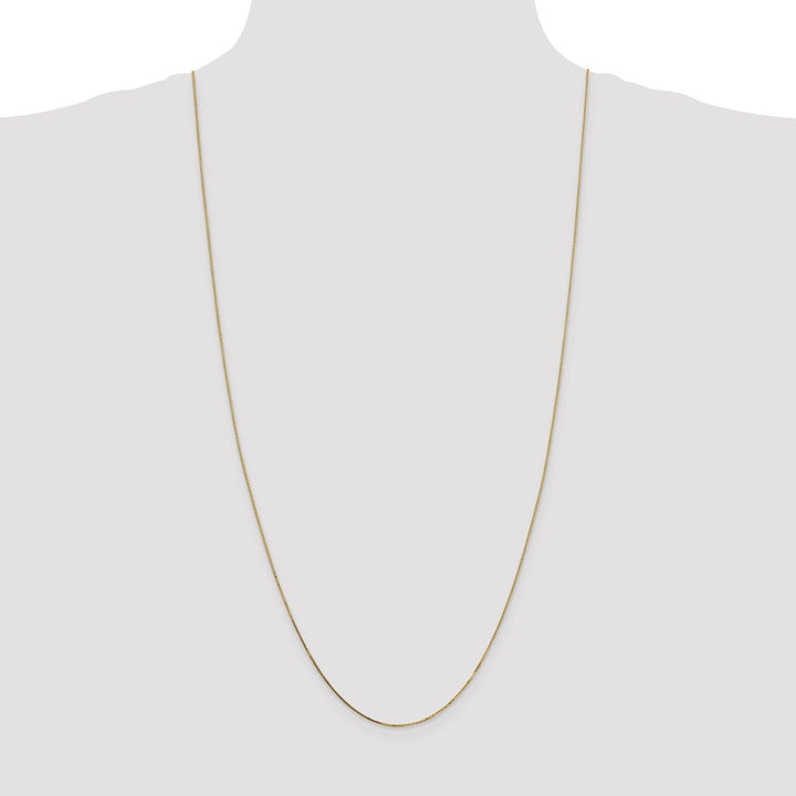 Gold 0.8mm Box Chain, 30" - Chain - Design Jewellers Edmonton