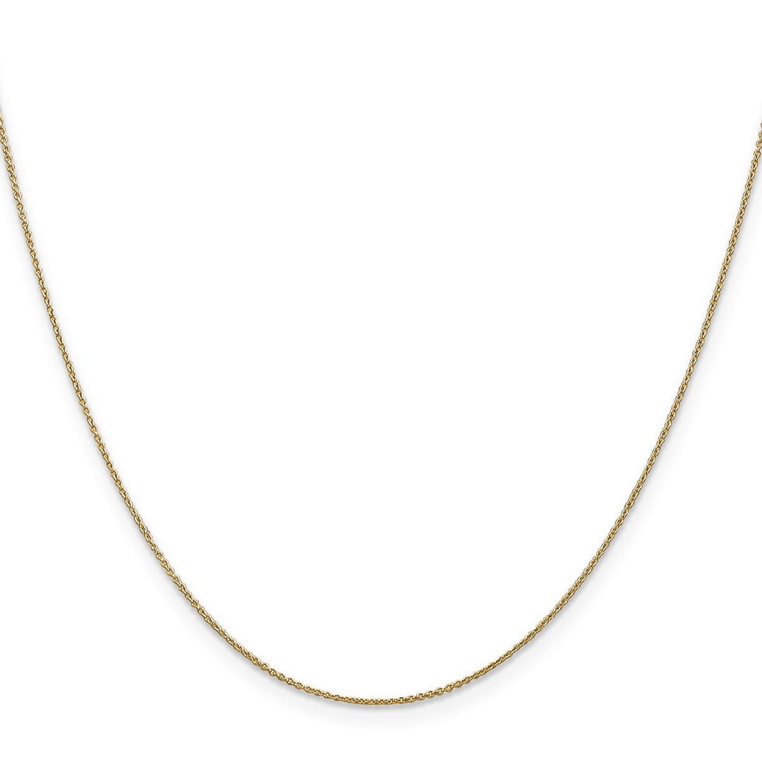 Gold 0.8mm Cable Chain, 16