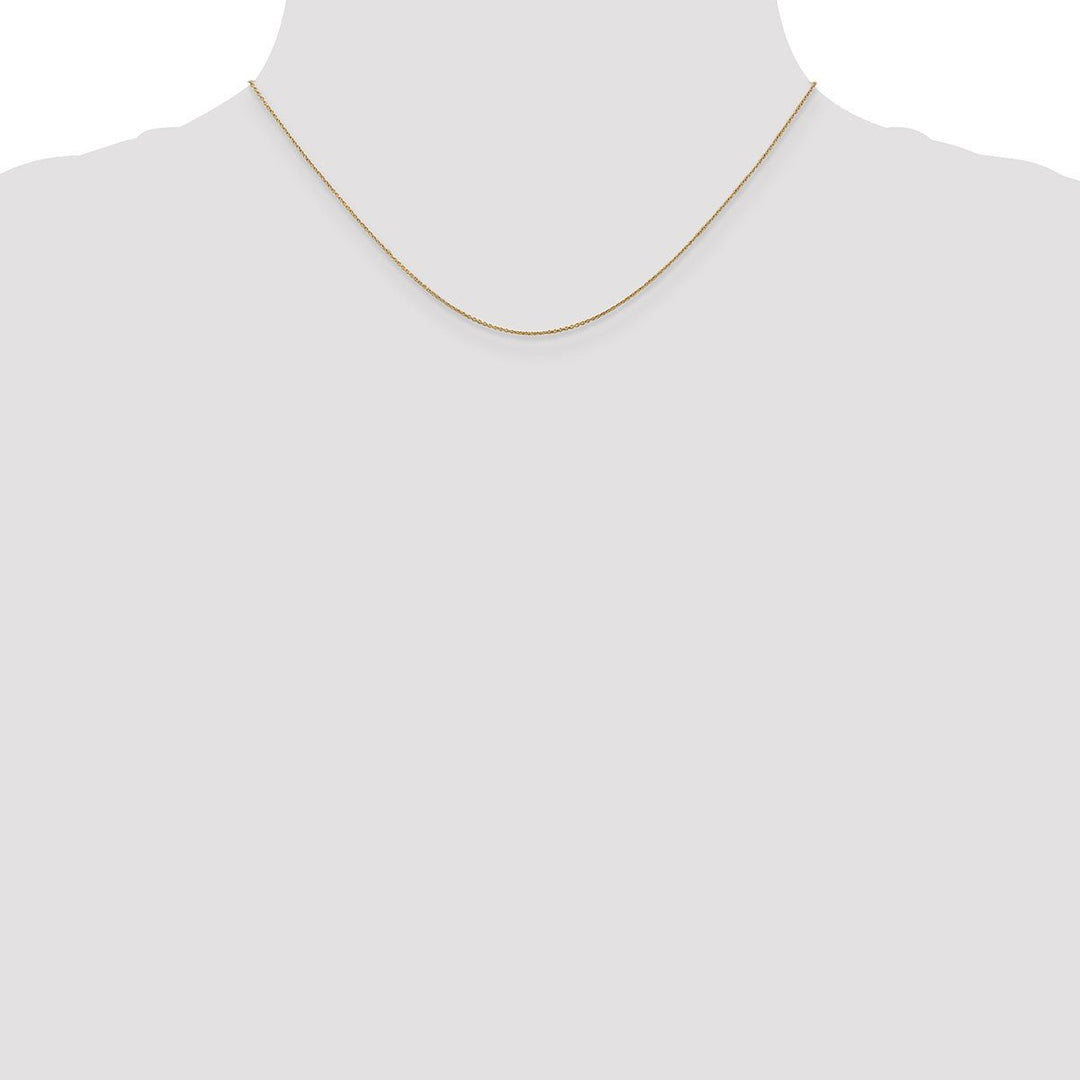 Gold 0.8mm Cable Chain, 16