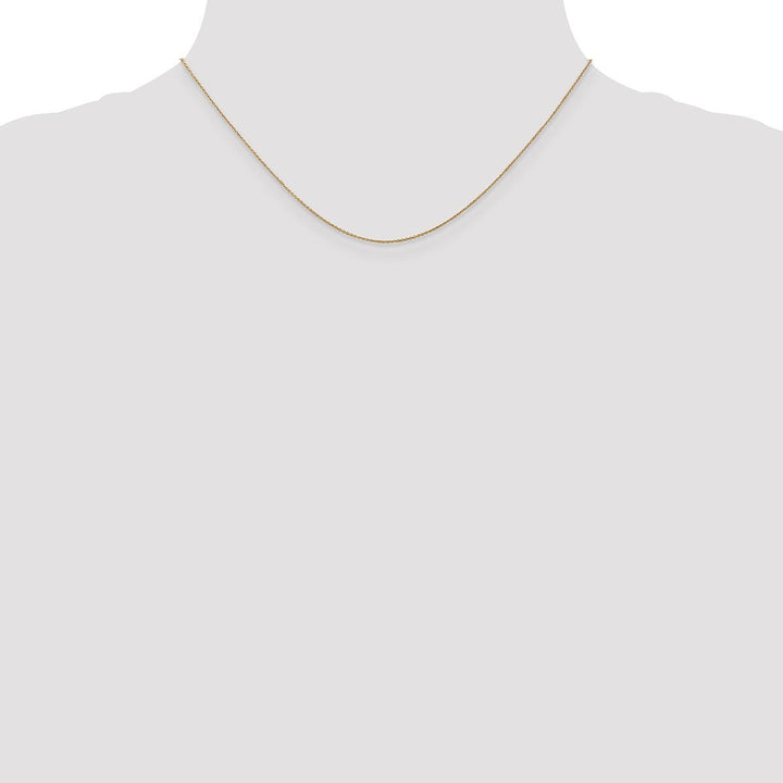 Gold 0.8mm Cable Chain, 16" - Chain - Design Jewellers Edmonton