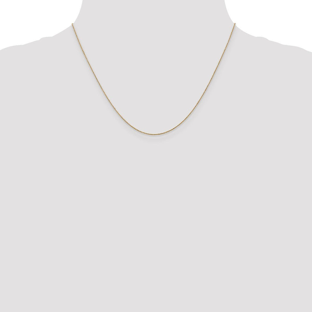 Gold 0.8mm Cable Chain, 18