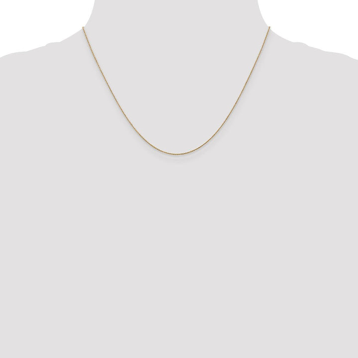 Gold 0.8mm Cable Chain, 18" - Chain - Design Jewellers Edmonton
