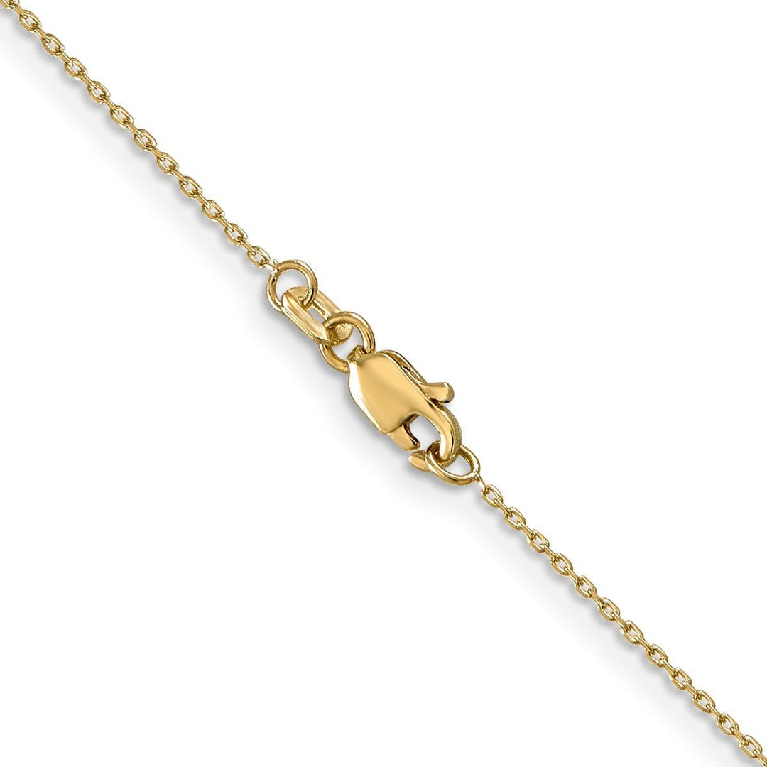 Gold 0.8mm Cable Chain, 22