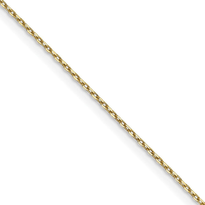 Gold 0.8mm Cable Chain, 22" - Chain - Design Jewellers Edmonton