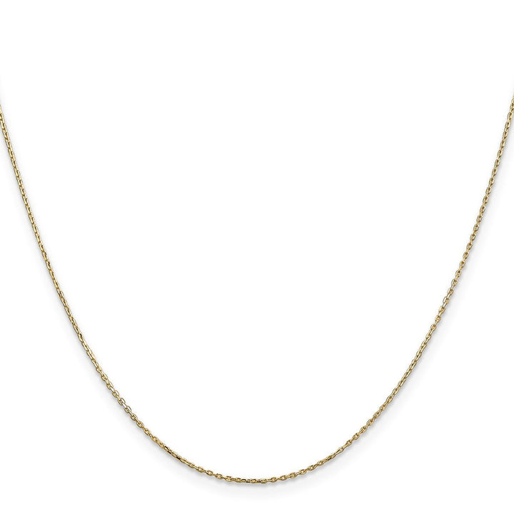 Gold 0.8mm Cable Chain, 22" - Chain - Design Jewellers Edmonton