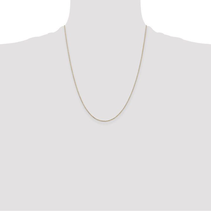 Gold 0.8mm Cable Chain, 22" - Chain - Design Jewellers Edmonton
