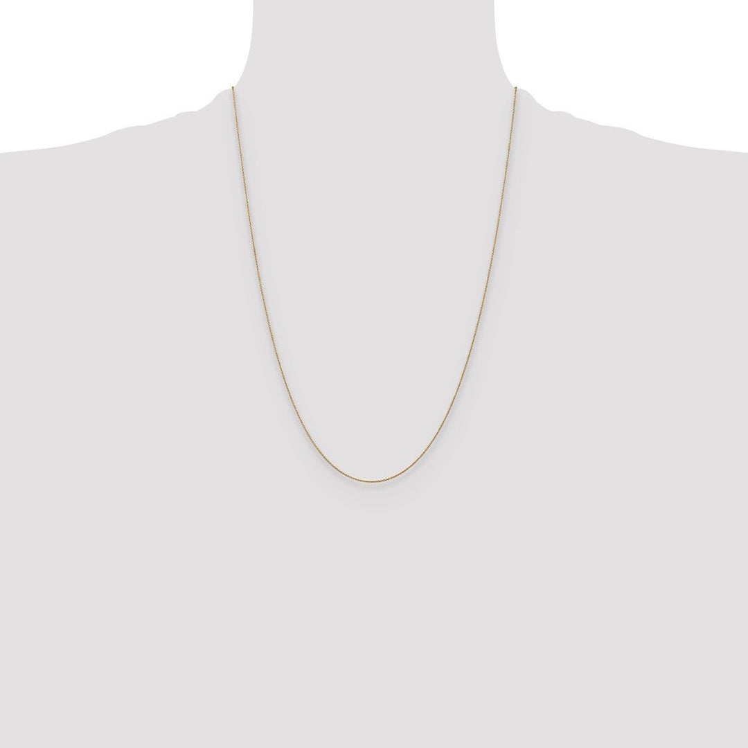 Gold 0.8mm Cable Chain, 24
