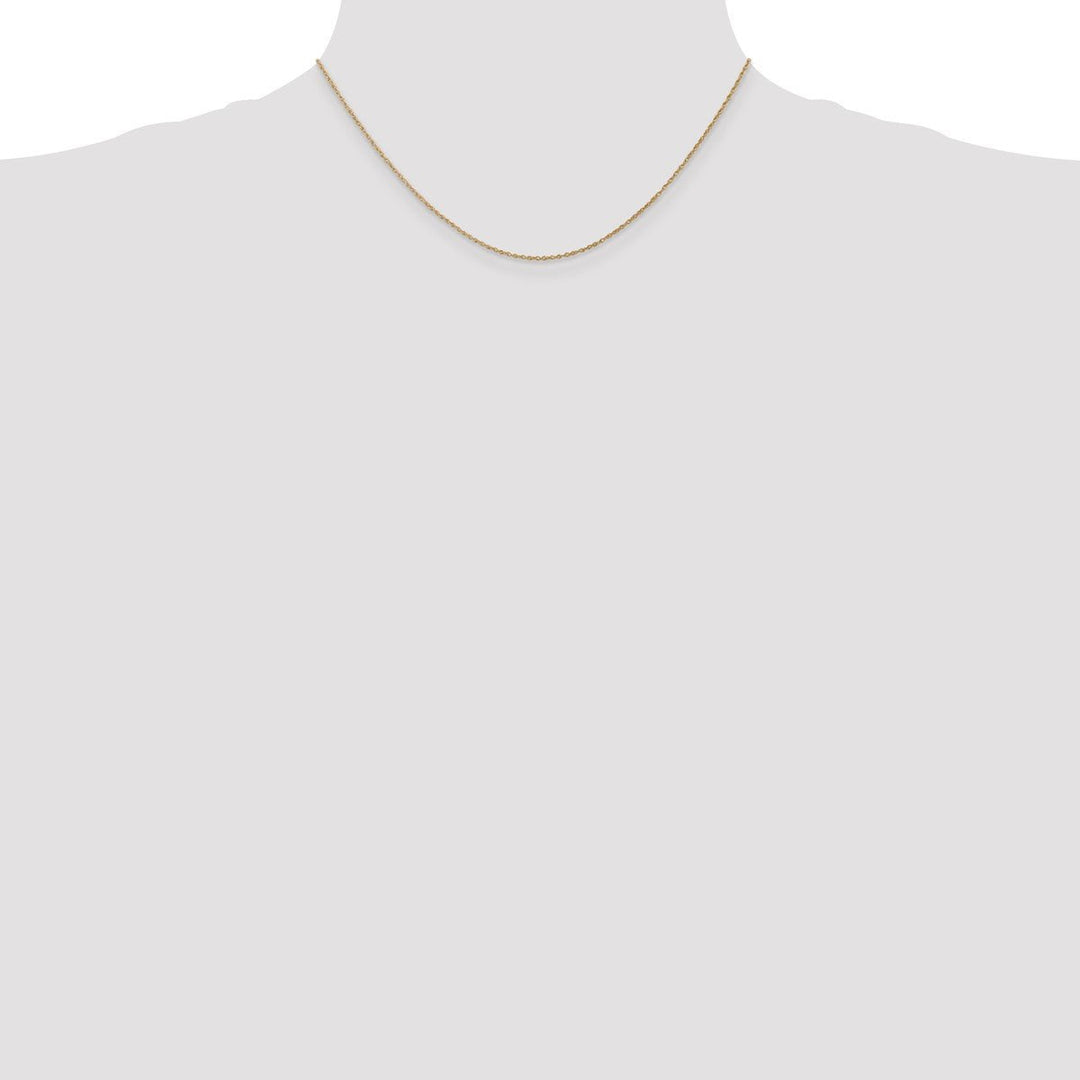 Gold 0.8mm Rope Chain, 16