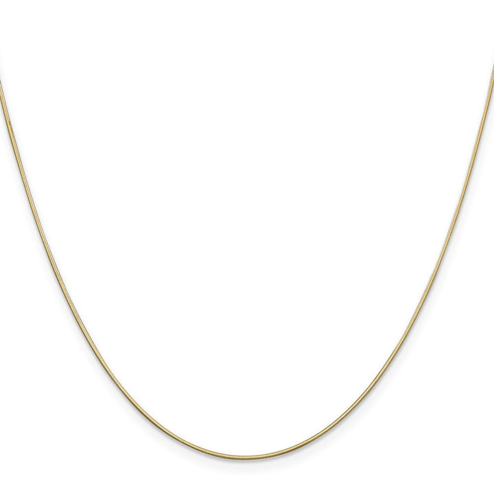 Gold 0.8mm Snake Chain, 16" - Chain - Design Jewellers Edmonton