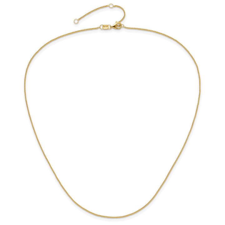 Gold 0.8mm Spiga (Wheat) Chain, 16" - Chain - Design Jewellers Edmonton