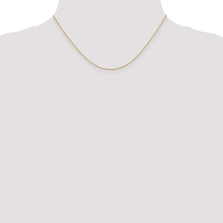 Gold 0.8mm Spiga (Wheat) Chain, 16" - Chain - Design Jewellers Edmonton