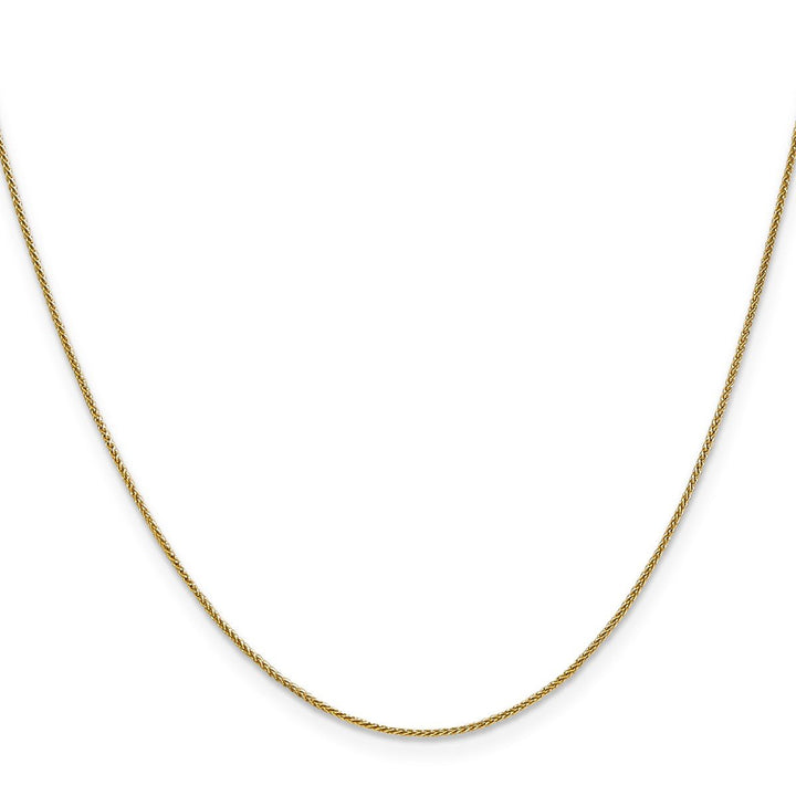 Gold 0.8mm Spiga (Wheat) Chain, 16" - Chain - Design Jewellers Edmonton