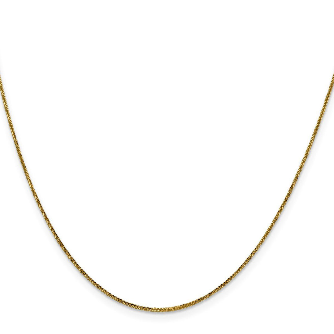 Gold 0.8mm Spiga (Wheat) Chain, 20