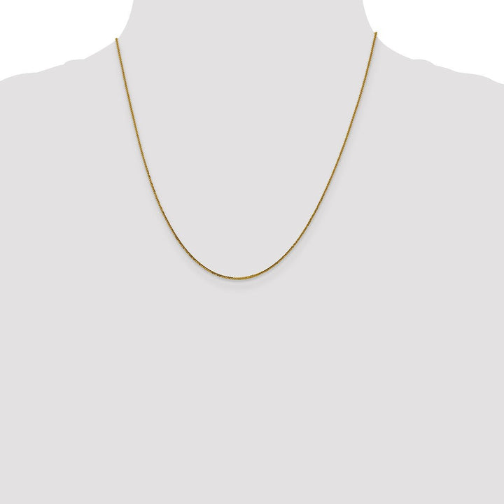 Gold 0.8mm Spiga (Wheat) Chain, 20" - Chain - Design Jewellers Edmonton