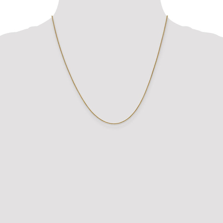 Gold 0.8mm Spiga (Wheat) Chain, 20" - Chain - Design Jewellers Edmonton