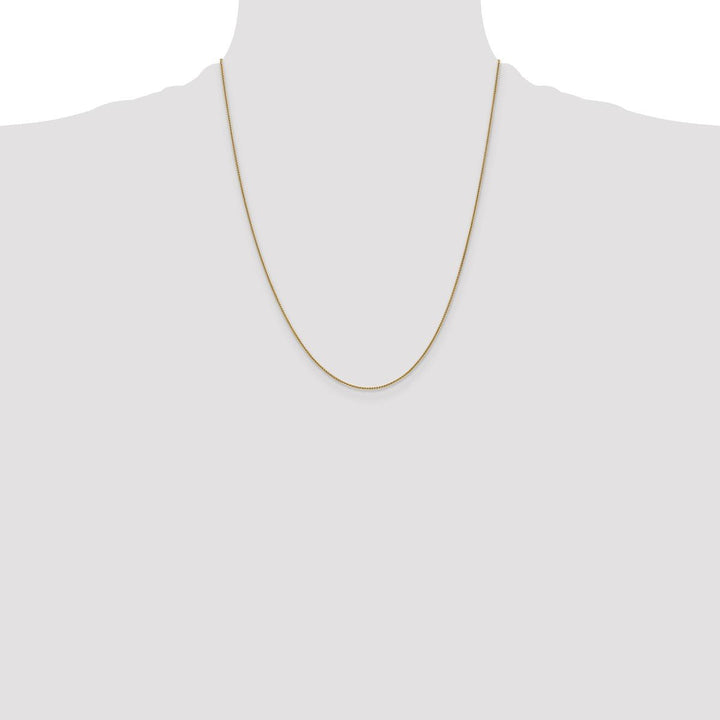 Gold 0.8mm Spiga (Wheat) Chain, 22" - Chain - Design Jewellers Edmonton