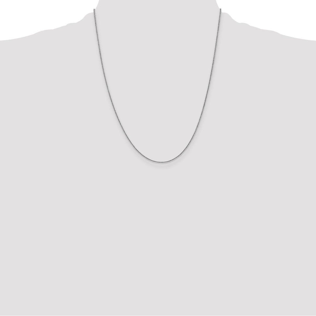 Gold 0.8mm Spiga (Wheat) Chain, 22