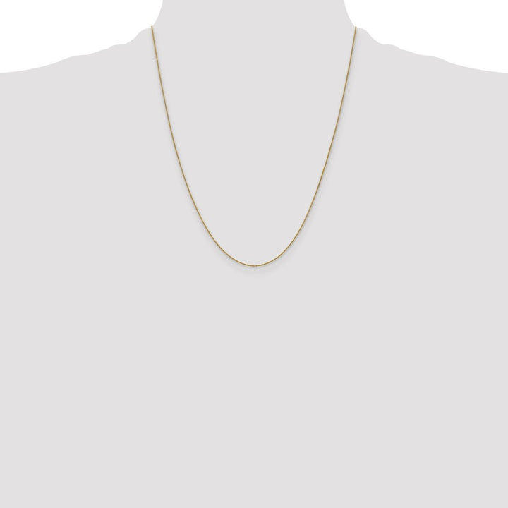 Gold 0.8mm Spiga (Wheat) Chain, 22" - Chain - Design Jewellers Edmonton