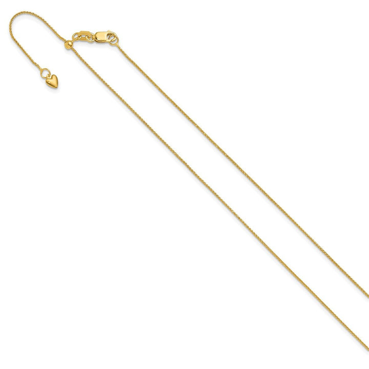 Gold 0.8mm Spiga (Wheat) Chain, 22" - Chain - Design Jewellers Edmonton