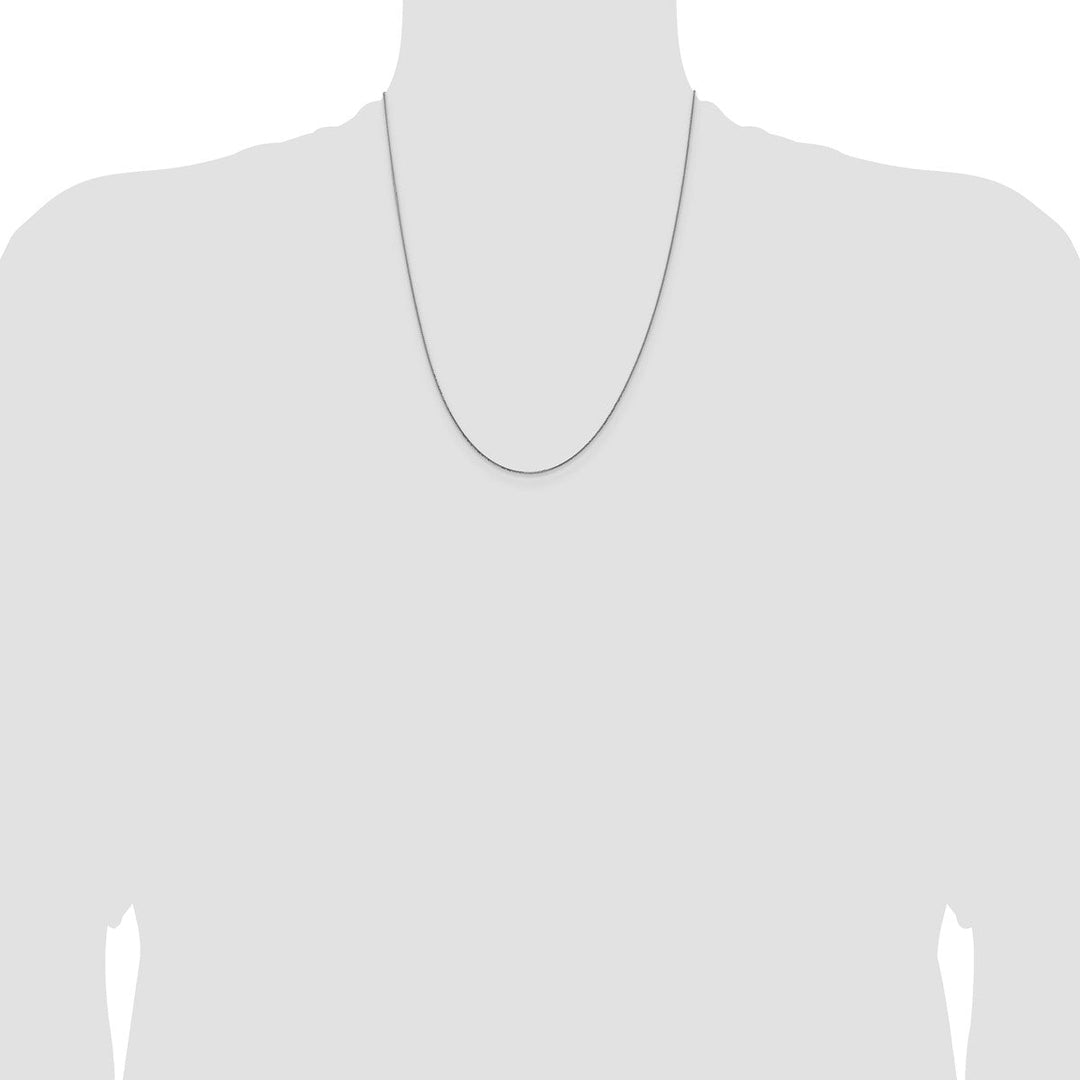 Gold 0.8mm Spiga (Wheat) Chain, 22