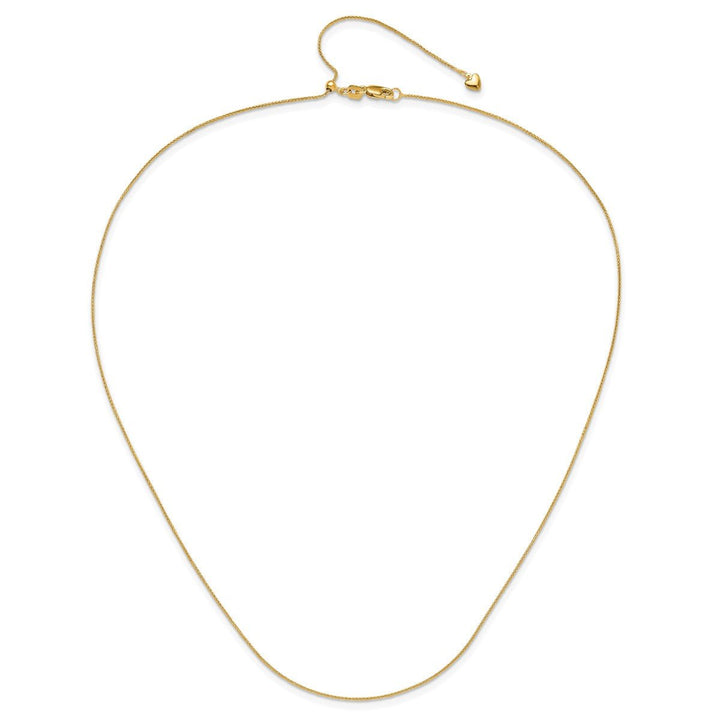 Gold 0.8mm Spiga (Wheat) Chain, 22" - Chain - Design Jewellers Edmonton