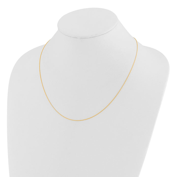 Gold 0.8mm Spiga (Wheat) Chain, 22" - Chain - Design Jewellers Edmonton