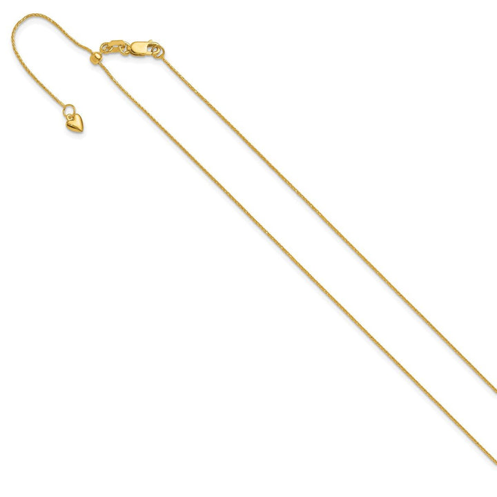 Gold 0.8mm Spiga (Wheat) Chain, 22" - Chain - Design Jewellers Edmonton