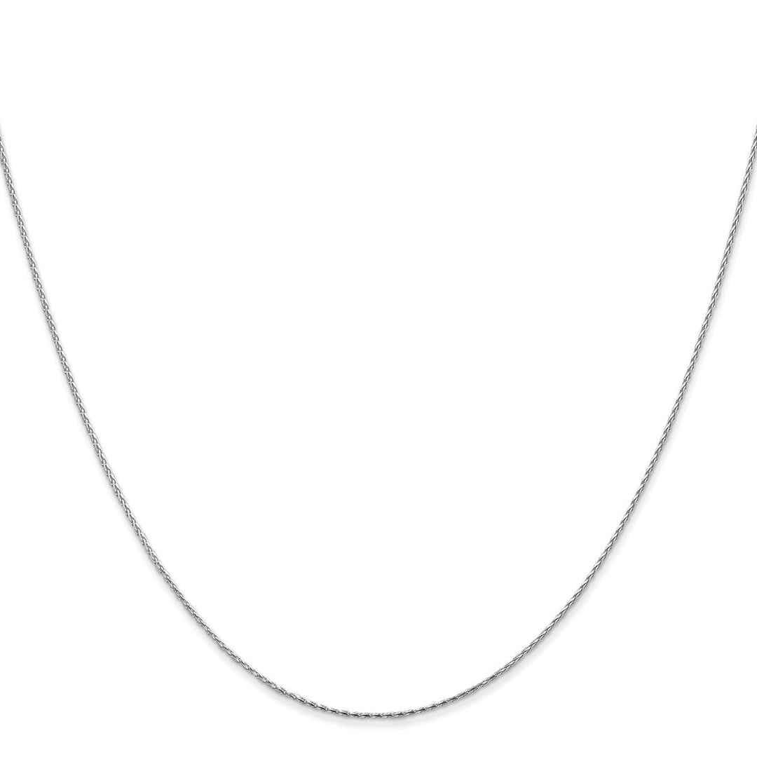 Gold 0.8mm Spiga (Wheat) Chain, 24