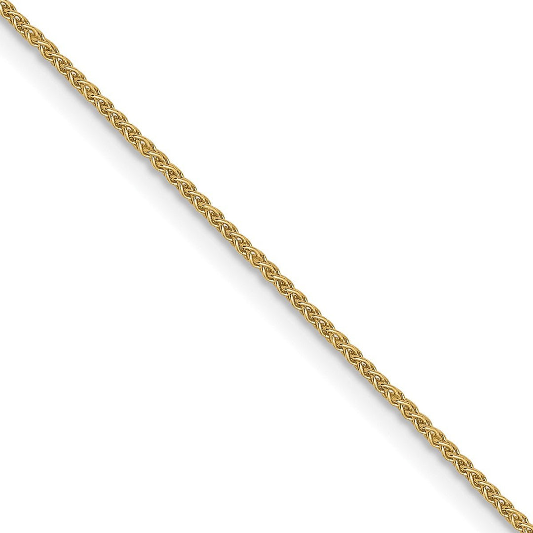 Gold 0.8mm Spiga (Wheat) Chain, 24"