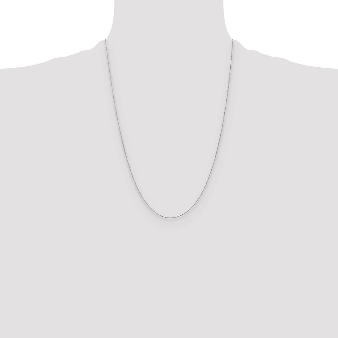 Gold 0.8mm Spiga (Wheat) Chain, 24