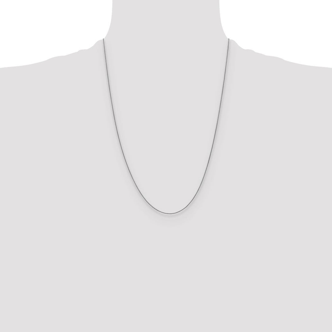 Gold 0.8mm Spiga (Wheat) Chain, 24